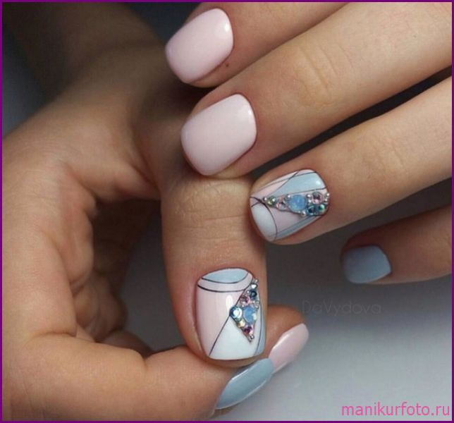 Модный маникюр на коротких ногтях, фото — свежая подборка