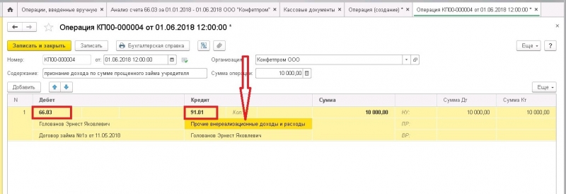 Возврат займа учредителю. проводки и оформление