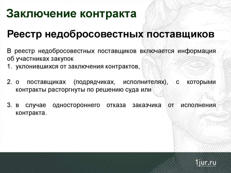 Заключение и исполнение государственного контракта