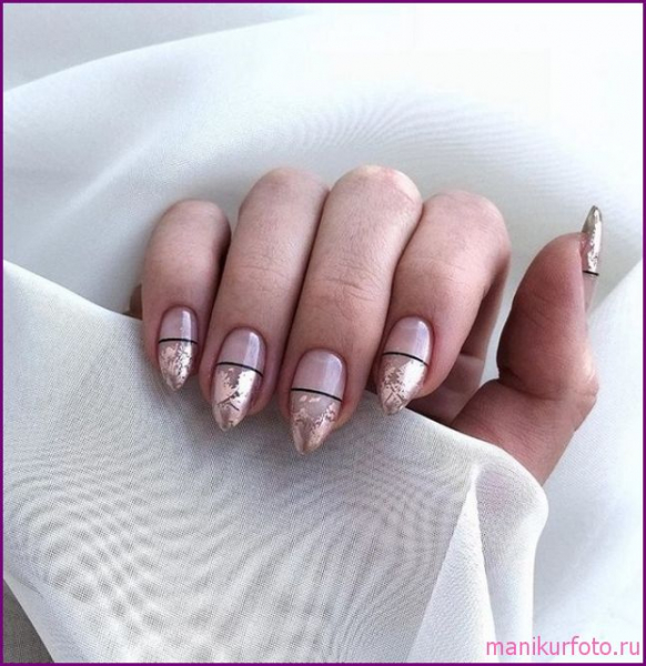 Маникюр с фольгой 2019, фото — свежая подборка