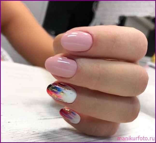 Маникюр с фольгой 2019, фото — свежая подборка