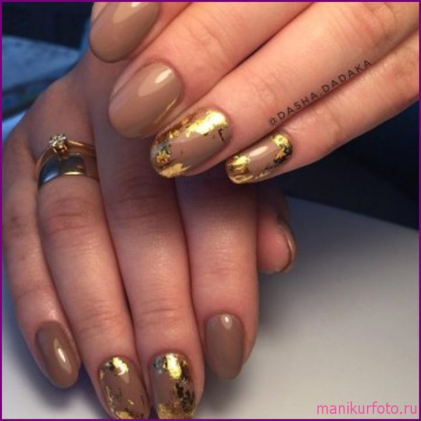 Маникюр с фольгой 2019, фото — свежая подборка