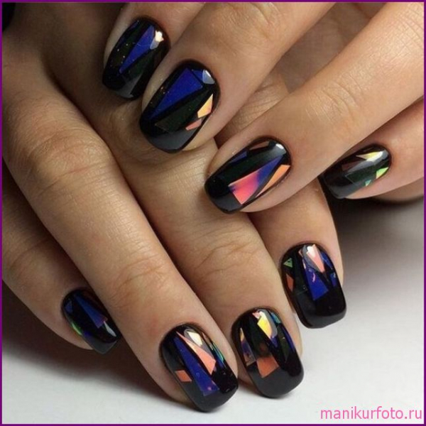 Маникюр с фольгой 2019, фото — свежая подборка