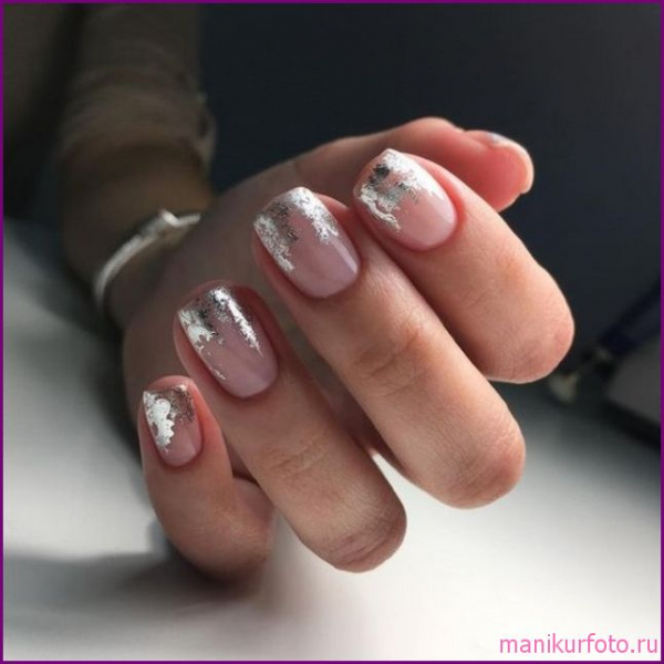 Маникюр с фольгой 2019, фото — свежая подборка