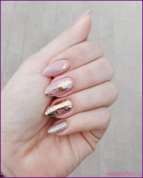 Маникюр с фольгой 2019, фото — свежая подборка