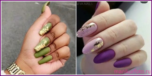 Маникюр с фольгой 2019, фото — свежая подборка