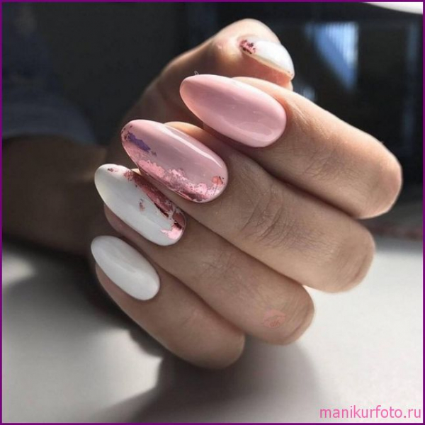 Маникюр с фольгой 2019, фото — свежая подборка