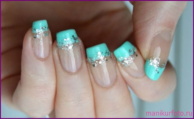 Мятный маникюр, фото — свежая подборка
