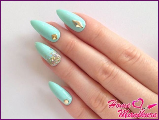 Мятный маникюр, фото — свежая подборка