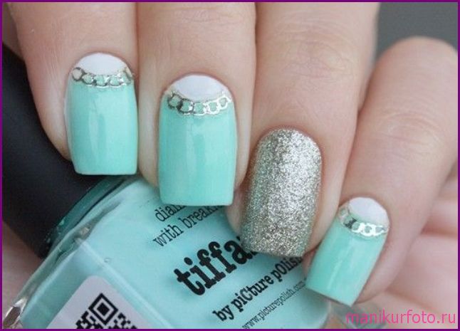 Мятный маникюр, фото — свежая подборка