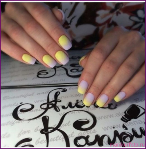 Модный градиентный маникюр, фото — свежая подборка