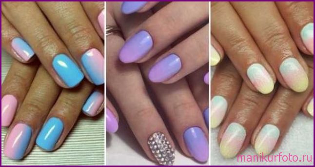 Модный градиентный маникюр, фото — свежая подборка